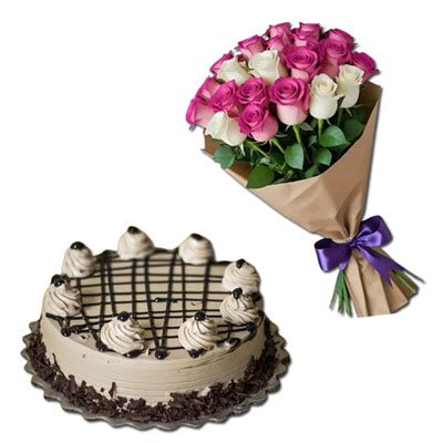 "Cake and Flowers - code CF06 - Click here to View more details about this Product